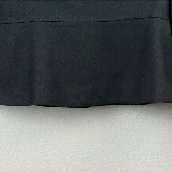 Anne Klein Suit Women's Sz 6 Blazer Three-Button Bal Collared Flare Lined Black - Picture 7 of 11